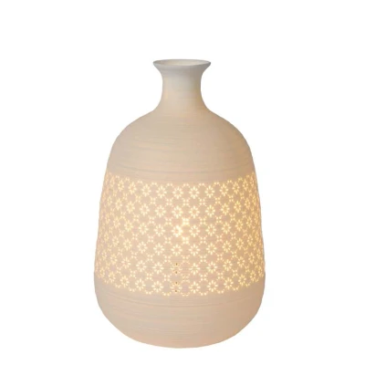 Afbeelding van Lucide TIESSE Tafellamp Ø 18,6 cm 1xE14 Wit