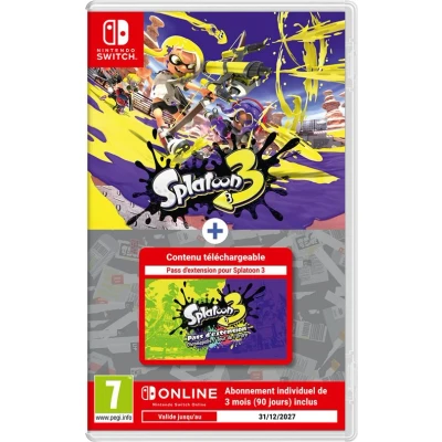 Image de Splatoon 3 Fr + Pack D&#039;extension Abonnement Mois Switch