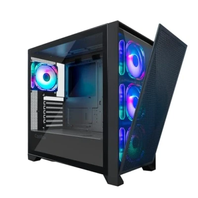 Afbeelding van ATX Semi toren doos CoolBox COO CHAGE2000 0 Zwart