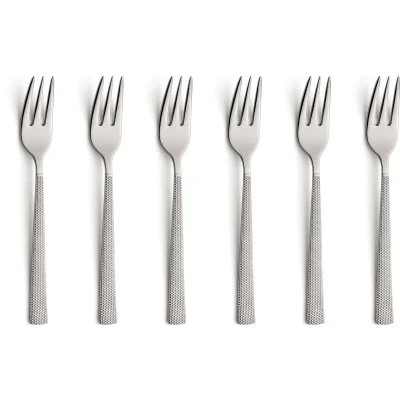 Afbeelding van Amefa Jewel Gebaksvork Set Van 6 Zilver