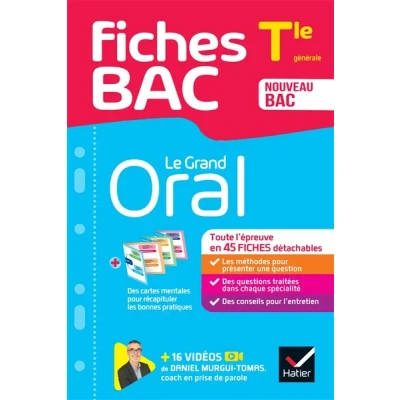 Image de Fiches Bac Le Grand Oral Tle 2025