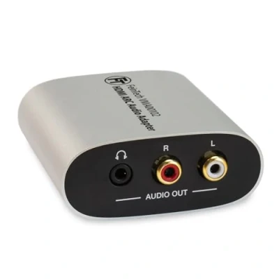 Afbeelding van FeinTech VMA00102 eARC HDMI audio tv adapter voor stereo installatie hoofdtelefoon met volumeregeling