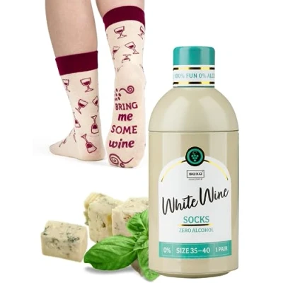 Afbeelding van soxo Cadeau idee voor dames, grappige damessokken, 35 40 EU, 1 2 paar