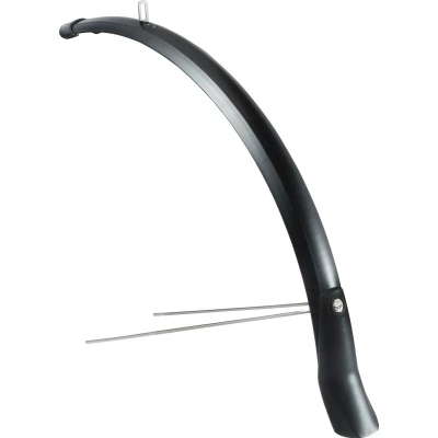 Afbeelding van Voorspatbord Eurofender Snello 28&quot; x 51 mm mat zwart