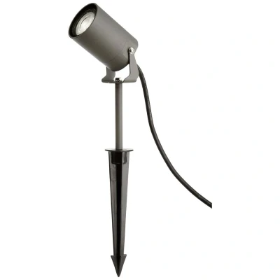 Afbeelding van Prikspot Spiky, Ø 6 cm, grijs, draaibaar, IP65, GU10