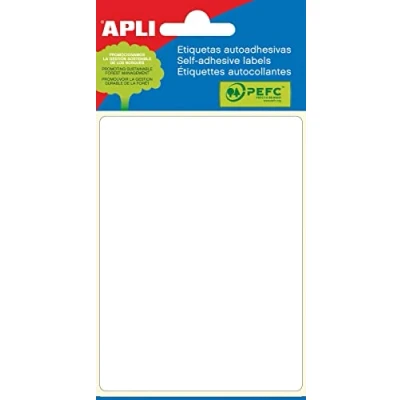 Afbeelding van Apli Witte Etiketten Ft 81 X 110 Mm (b H), 6 Stuks, 1 Per Blad (2688) Etiket