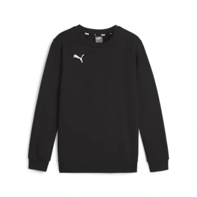 Afbeelding van Puma teamGOAL Casuals Crew Neck Sweat Jr Jongens sporttrui Black White Maat 164