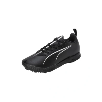 Afbeelding van Puma Ultra 5 PLAY TT JR Unisex Voetbalschoenen voor kunstgras kinderen, Maat: 37, Black/white Kunststof