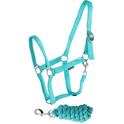 Afbeelding van Harry&#039;s Horse Halsterset Initial Turquoise Full