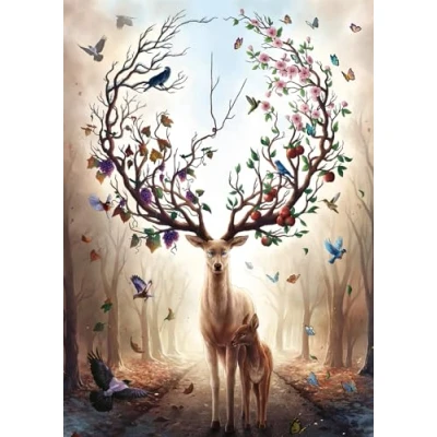 Image de Puzzle 1000 pièces Ravensburger Cerf fantastique
