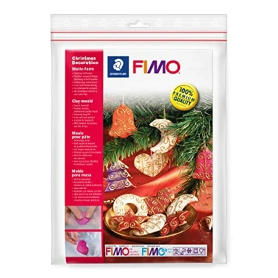 Image de Fimo moule pour p?te &quot;d&#039;coration de noel&quot; , 6 motifs