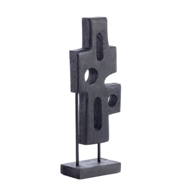Afbeelding van Light &amp; Living Ornament SALIO 19x9.5x45cm Zwart