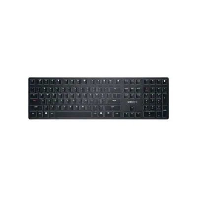 Image de CHERRY MX KW X ULP Clavier rétro éclairage sans fil 2.4 GHz, USB C, Bluetooth 5.2 QWERTZ Suisse commutateur : profil ultra bas noir