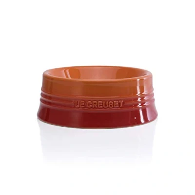 Afbeelding van Le Creuset Voerbak In Aardewerk Pet Collection Oranjerood 23 Cm / 0,8 L