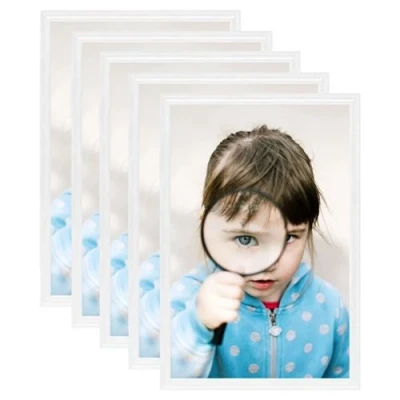 Afbeelding van Fotolijsten 5 st voor tafel 13x18 cm MDF wit