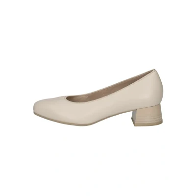 Afbeelding van Caprice perlato Klassieke pumps, Dames, Maat: 38, Cream Leer