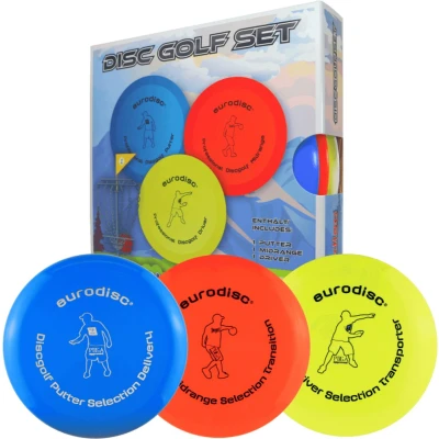 Afbeelding van Eurodisc Discgolf start set high qual.