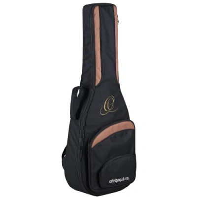 Image de Ortega Guitars Housse Pro Series Guitare Classique 1/2 Hauteur 88,27 cm Largeur 32,7 Sangle de Maintien Manche Renforcée Bretelles Nylon, Noir (ONB12)