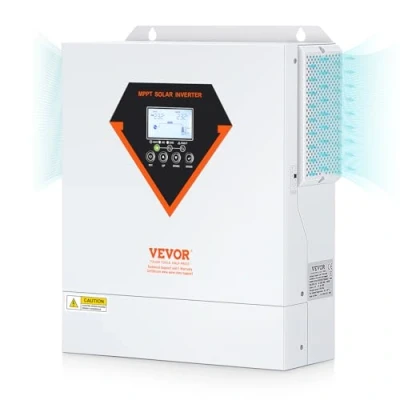 Image de VEVOR Onduleur Hybride 3500 W Solaire Chargeur Hors Réseau à Onde Sinusoïdale Pure 230 V CA avec Contrôleur de Charge MPPT 60 A Intégré, Hybride, Utilitaire,
