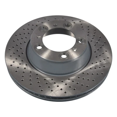 Afbeelding van FEBI BILSTEIN 44061 Remschijf Achteras rechts 330 28 5 130 geperforeerd/interne ventilatie Gecoat PORSCHE: 911 Coupe, Convertible, Targa