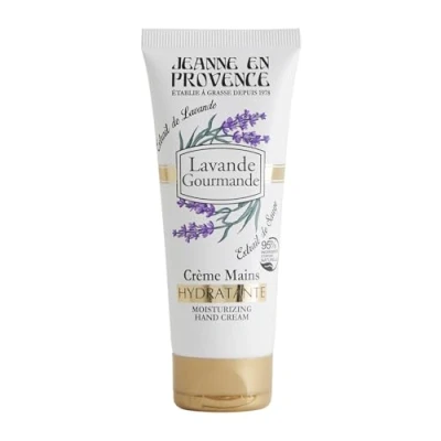 Afbeelding van JEANNE en PROVENCE Handcrème lavendel Gourmande voedt, parfum verzacht voor de droge huid 95% ingrediënten van natuurlijke oorsprong gemaakt in Frankrijk tot vet 75 ml