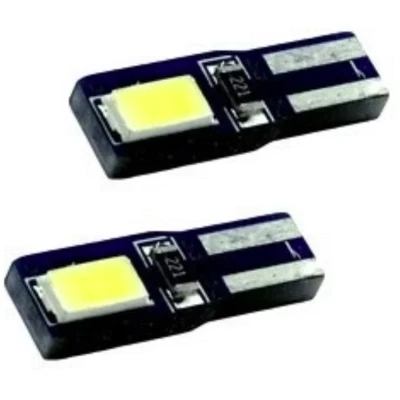 Afbeelding van Auto LEDlamp 2 stuks autoverlichting LED T5 SMD daglichtwit 6500K CAN BUS 12V DC