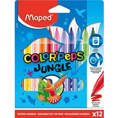 Afbeelding van Maped Color Peps 845902 Jungle kleurstiften, 12 stuks
