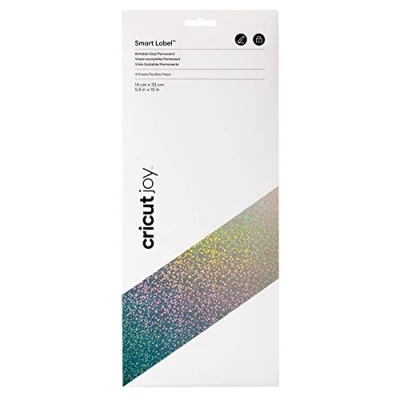 Image de Vinyle inscriptible Smart Label Permanent pour machine de découpe Cricut Joy Argent