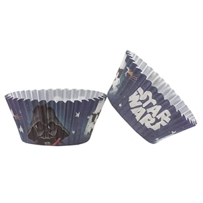 Afbeelding van Dekora Blister met 25 cupcake capsules voor het versieren van taarten Ideaal verjaardagen en Star Wars themafeesten 18 g