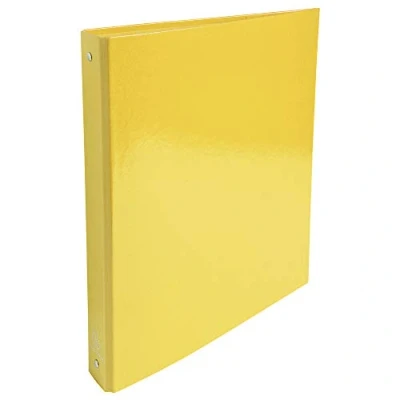 Image de EXACOMPTA Classeur A4 4 anneaux de 30 mm Iderama dos cm coloris jaune