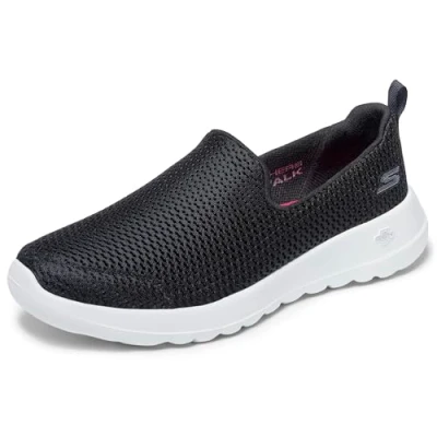 Afbeelding van Skechers Go Walk Joy Sneakers voor dames, Zwart en wit.