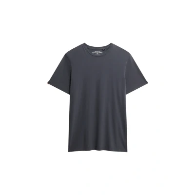 Afbeelding van Superdry Essential Tshirt basic, Heren, Maat: XL, Washed eclipse navy