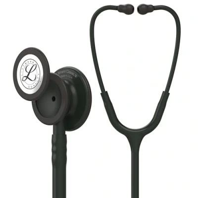 Image de 3M Littmann 5803 Classic III Stéthoscope de surveillance, Pavillon finition, noire, 69 cm