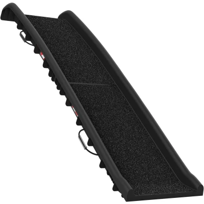 Afbeelding van Cadoca Hondenloopplank Klapbaar Antislip Draagbeugel 156x40cm Zwart