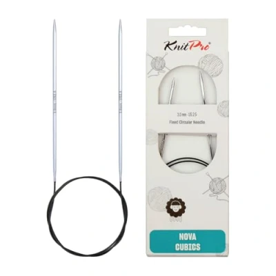 Afbeelding van KnitPro Nova Cubics rondbreinaalden 60cm 3.00mm.
