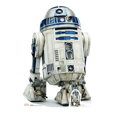 Image de Figurine en carton taille réelle Droïde R2D2 Star Wars Episode VIII H 97 CM