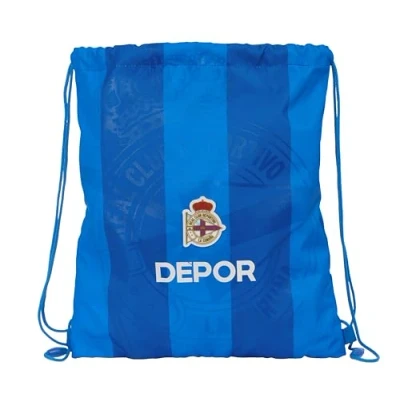 Afbeelding van Rugtas met Koordjes R. C. Deportivo de La Coruña Blauw 35 x 40 1 cm