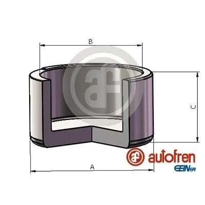 Afbeelding van AUTOFREN SEINSA D025686 Zuiger, remklauw 51 Vooras LOCKHEED ROVER: Mini Hatchback