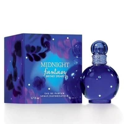 Afbeelding van Britney Spears Midnight Fantasy, Eau de Parfum voor dames, verstuiver, fruitige geur, bloemen en gourmande