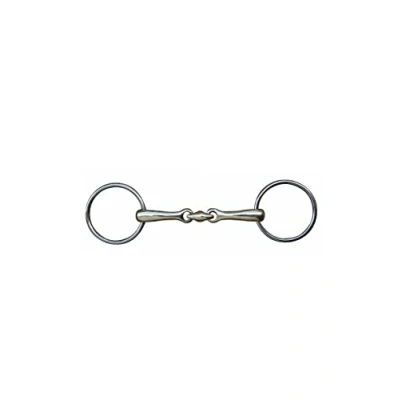 Afbeelding van HKM Watertrens Dubbel Gebroken 16mm Argentaan RVS