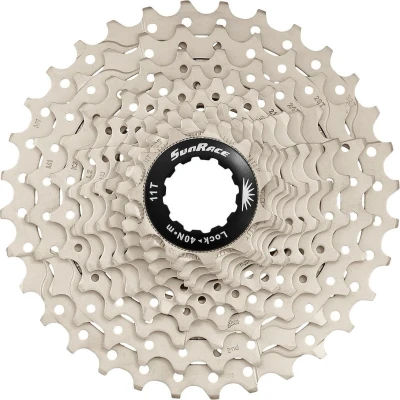 Afbeelding van Cassette 11 speed Sunrace CSRS3 32T metallic met zwarte spider