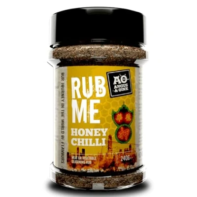 Image de Condiment barbecue Angus &amp; Oink Rub Me Honey Chili (200 g)