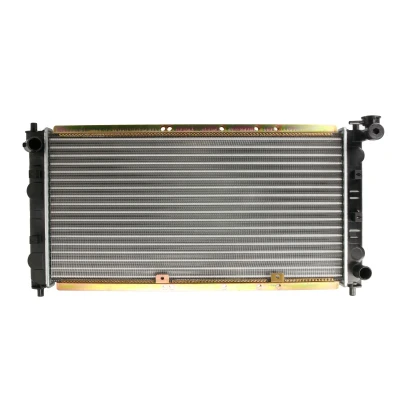 Afbeelding van THERMOTEC D73006TT Radiateur Aluminium, Kunststof voor voertuigen met/zonder airco 670 349 22 Handgeschakeld Koelribben mechanisch gelast MAZDA: MX 3