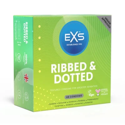 Afbeelding van EXS Ribbed and Dotted 48 condooms