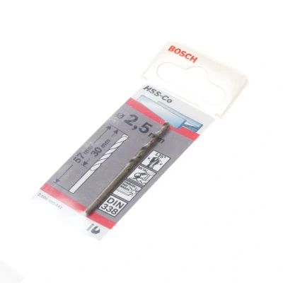 Afbeelding van Bosch Metaalboor HSS Co diameter 2.5mm