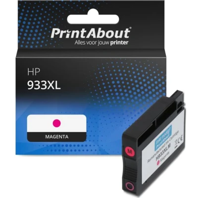 Afbeelding van Huismerk HP 933XL (CN055AE) Inktcartridge Magenta Hoge capaciteit