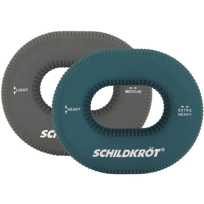 Afbeelding van Set van twee Schildkrot Fitness Ergonomische Handversterkers Grijs en Blauw