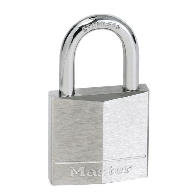 Afbeelding van MasterLock Hangslot 40mm vernikkeld koper beugellengte 22mm