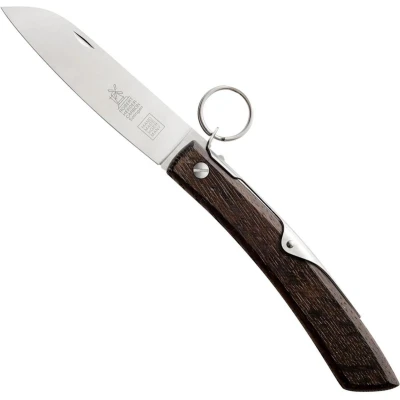 Afbeelding van Robert Herder IBEX Zakmes Inklapbaar Lemmet 120 mm Carbonstaal Heft Gerookt Eikenhout