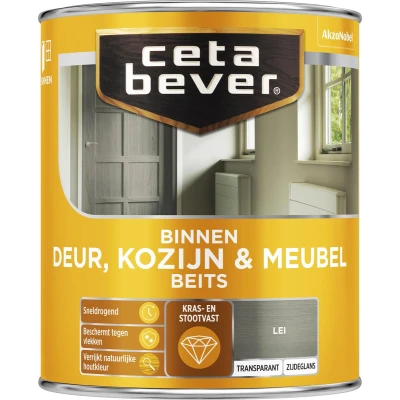 Afbeelding van Ceta Bever Binnenbeits Deur, Kozijn &amp; Meubel Zijdeglans Lei 0502 0,75 liter